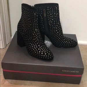 Vince camuto studded booties